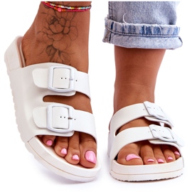 Chaussons Plateforme Femme Blanc Vertigo