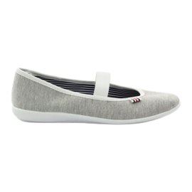 Baskets ballerines femme Befado 493q sz blanc multicolore gris