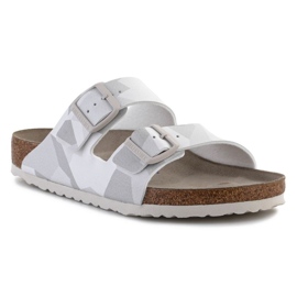 Birkenstock Arizona Desert Soil Geo M 1024881 chaussons blanc