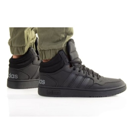 Chaussures adidas Hoops 3.0 Mid M GV6683 le noir Chaussures adidas Hoops 3.0 Mid M GV6683 le noir