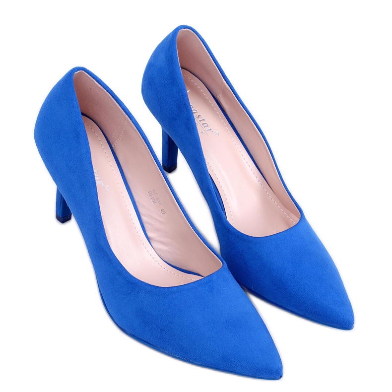 BM Escarpins classiques femme Eurielle Bleu