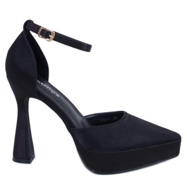 BM Escarpins à plateforme Carlie Black le noir