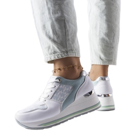 Baskets compensées vertes Pouliotte Baskets compensées vertes Pouliotte