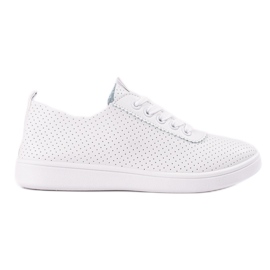 Baskets femme Shelovet blanches ajourées Baskets femme Shelovet blanches ajourées