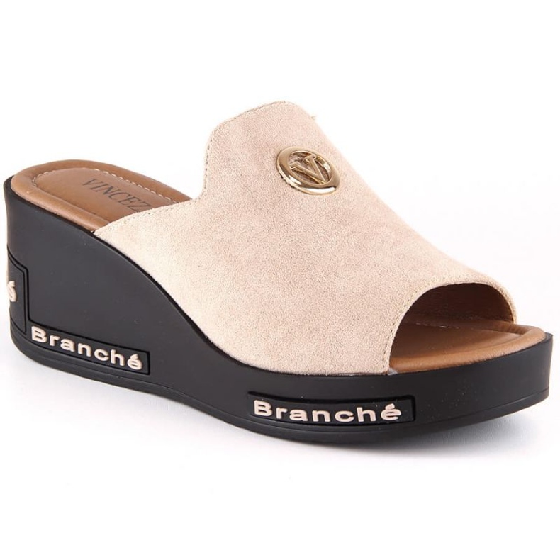 Vinceza W 10907 sandales compensées beige