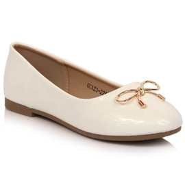 Ballerines vernis Vinceza Jr. OCA23-2257 JAN188B blanche