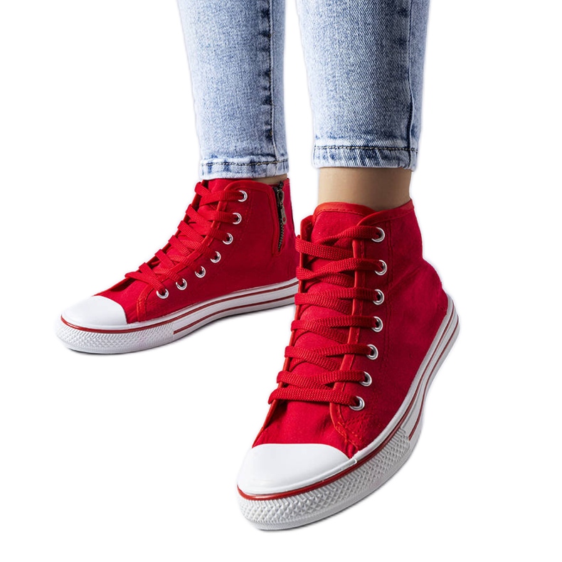 Bottines rouges Alaine