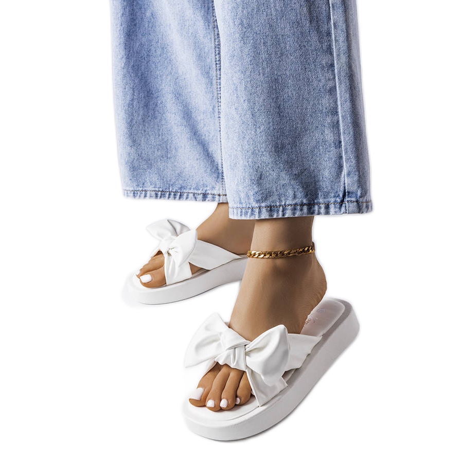 Sandales blanches plateforme hot sale