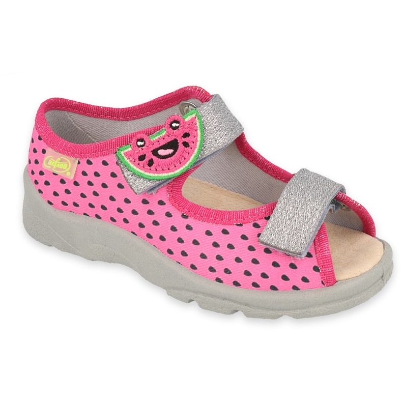 Befado chaussures pour enfants 869Y169 le noir rose argent
