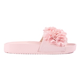 Claquettes à plateforme rose Shelovet Claquettes à plateforme rose Shelovet