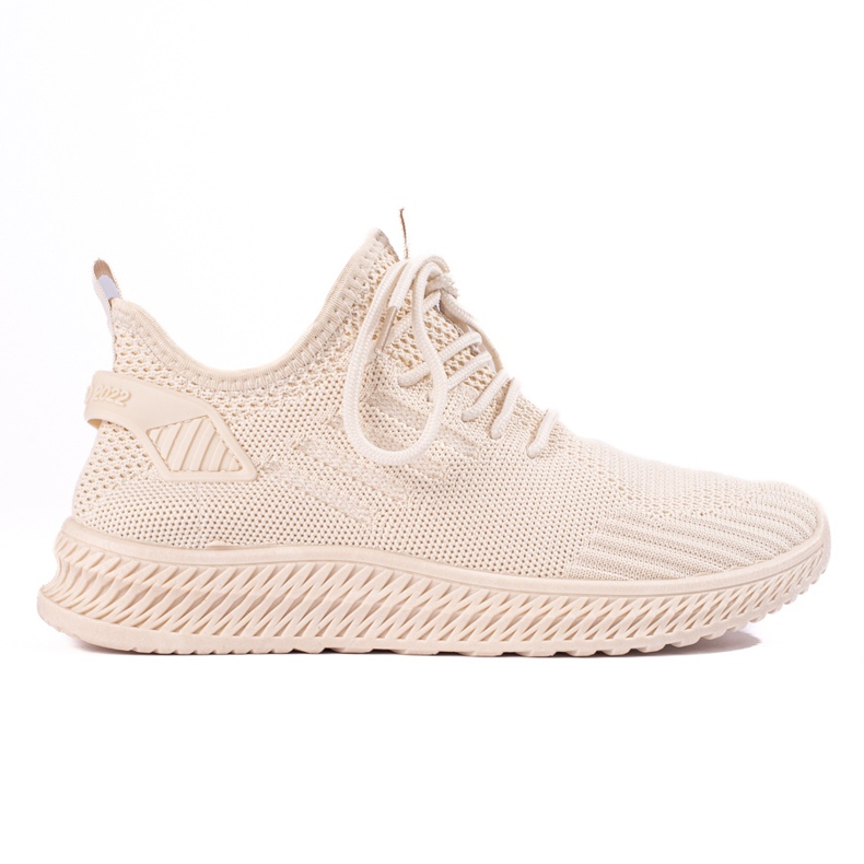 Chaussures de sport femme Shelovet beige textile