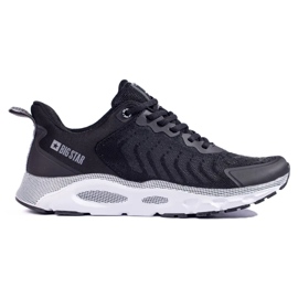 Chaussures de sport noires pour hommes Big Star LL174096 Memory Foam