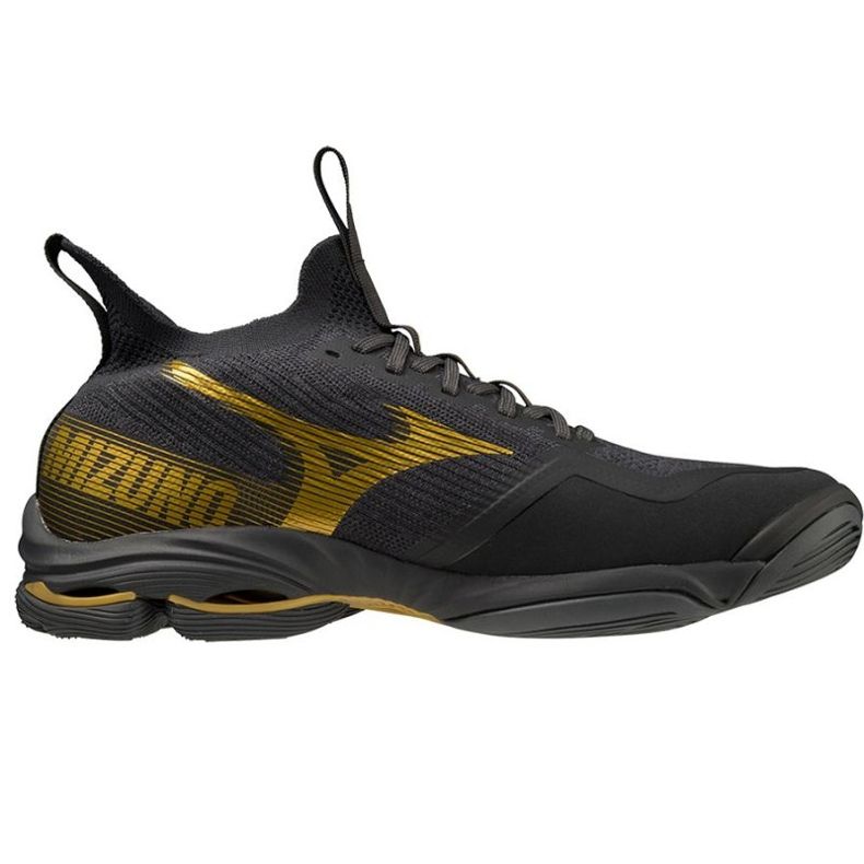 Mizuno Wave Lighting Neo2 M V1GA220241 chaussures de volley-ball le noir le noir