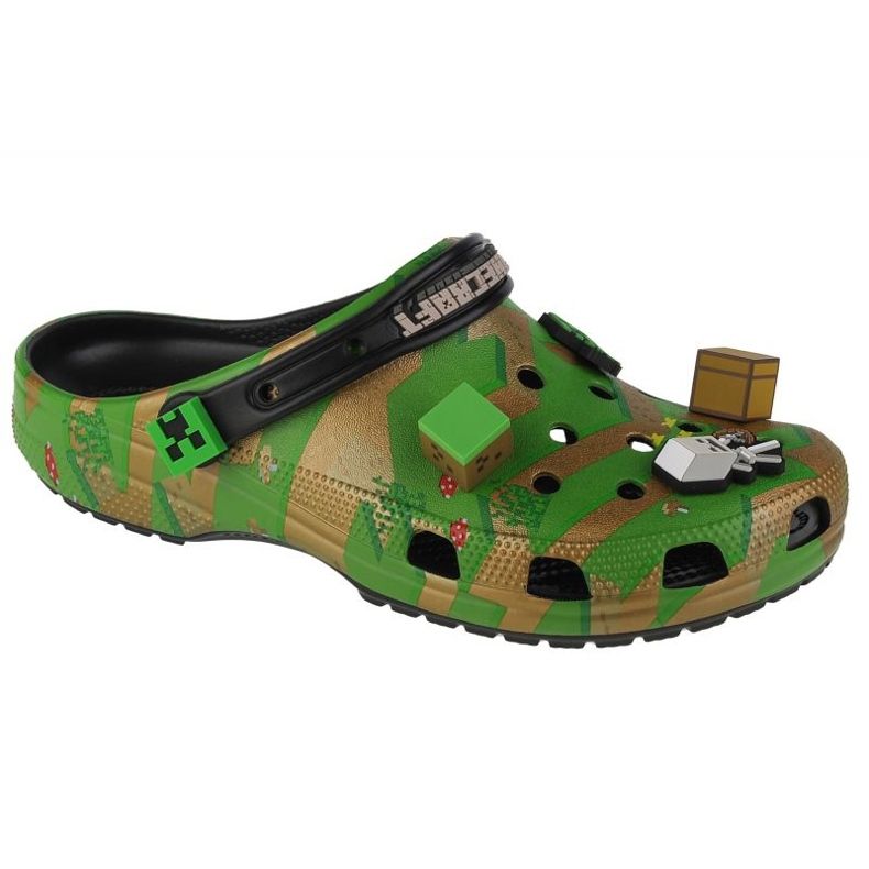 Sabots Crocs Elevated Minecraft Classic Clog 208472-90H vert