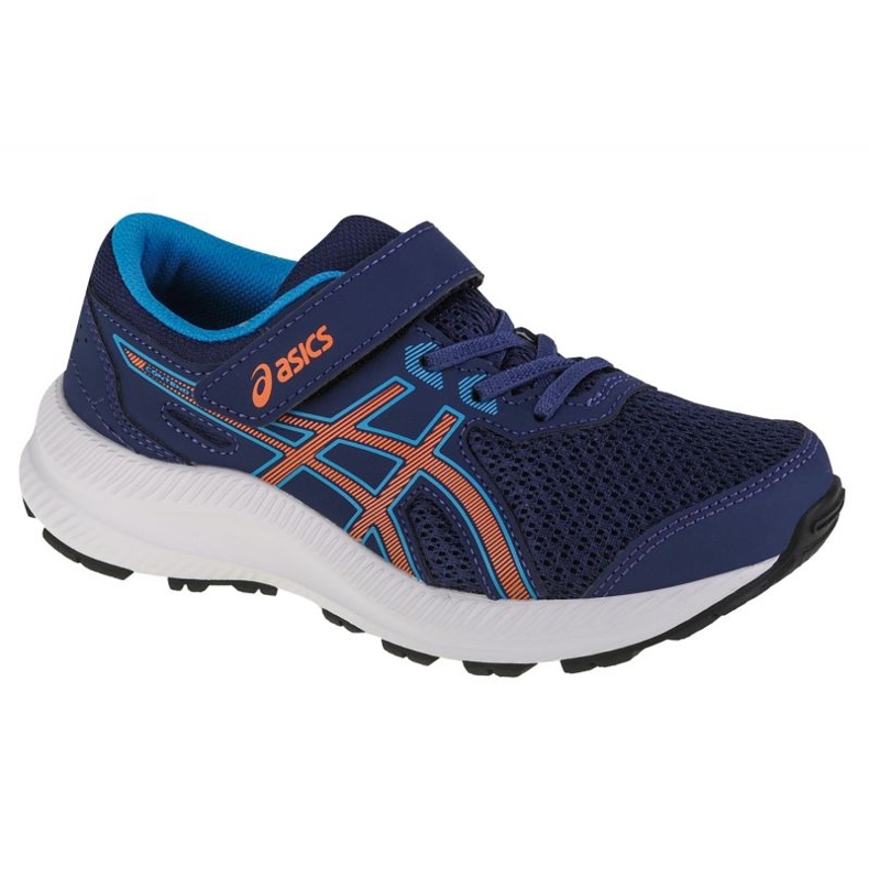 Asics Contend 8 PS Jr 1014A258-405 chaussures de course bleu