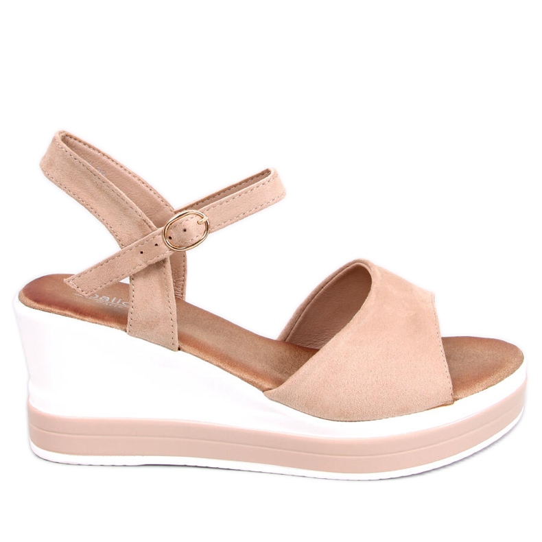 BM Sandales compensées Dirado Beige