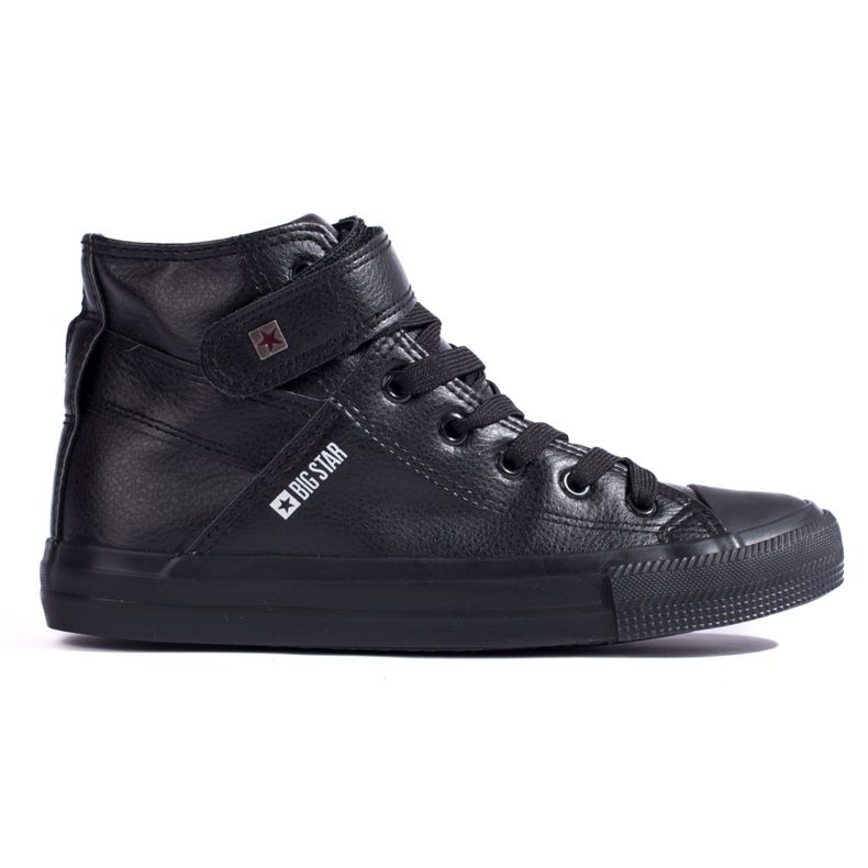 Baskets montantes noires femme Big Star V274542 le noir
