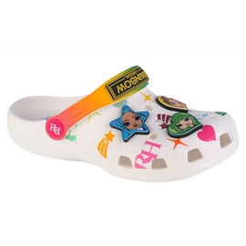 Crocs Classic Rainbow High Sabot pour enfants 208117-90H blanc