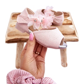 Vinceza Sandales Enfant Velcro Fleurs Rose Fiona Vinceza Sandales Enfant Velcro Fleurs Rose Fiona