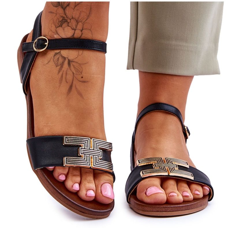 Sandales Femme S.Barski KV-5541-37 Noir le noir