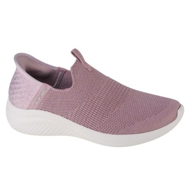 Chaussures Skechers Hands Free Slipins Ultra Flex 3.0 Smooth Step W 149709-MVE rose Chaussures Skechers Hands Free Slipins Ultra Flex 3.0 Smooth Step W 149709-MVE rose