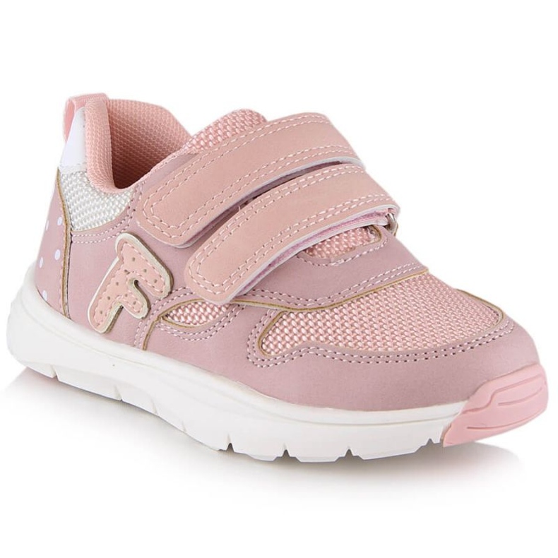 Chaussures de sport à scratch Miss Jr EVE421A rose