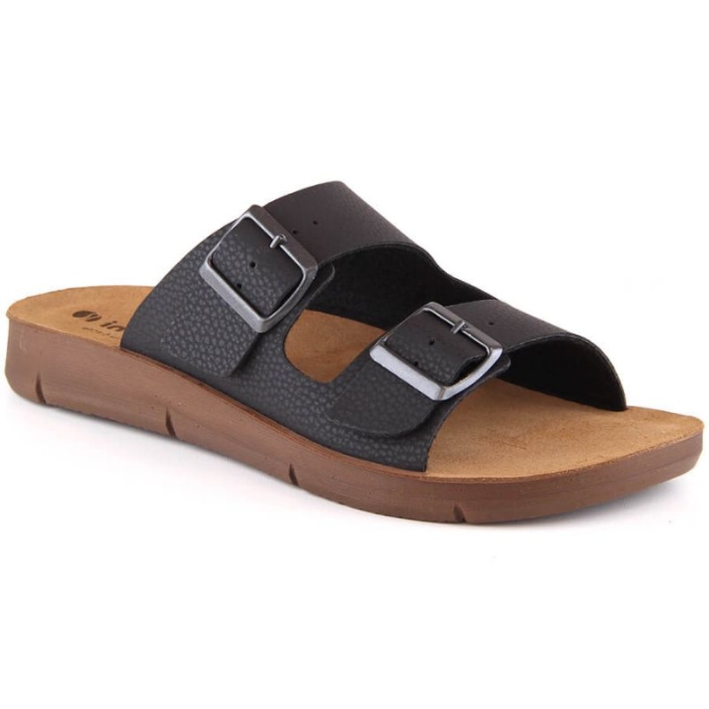 Chaussons confortables Inblu M CM000028-014 le noir