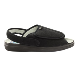 Dr.Orto Befado sandales noires pour hommes le noir