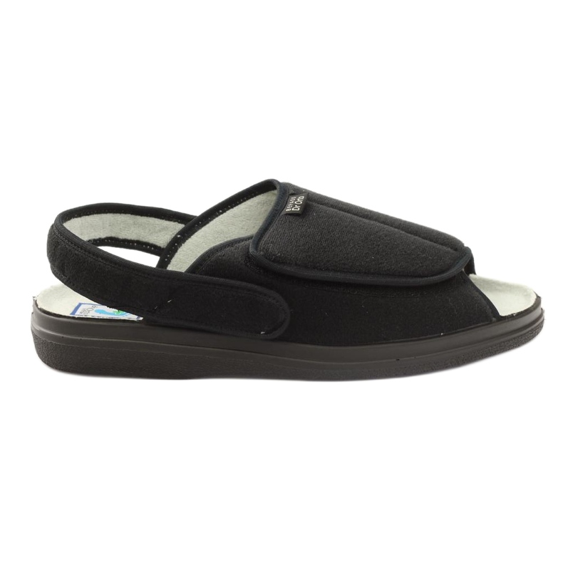 Dr.Orto Befado sandales noires pour hommes le noir