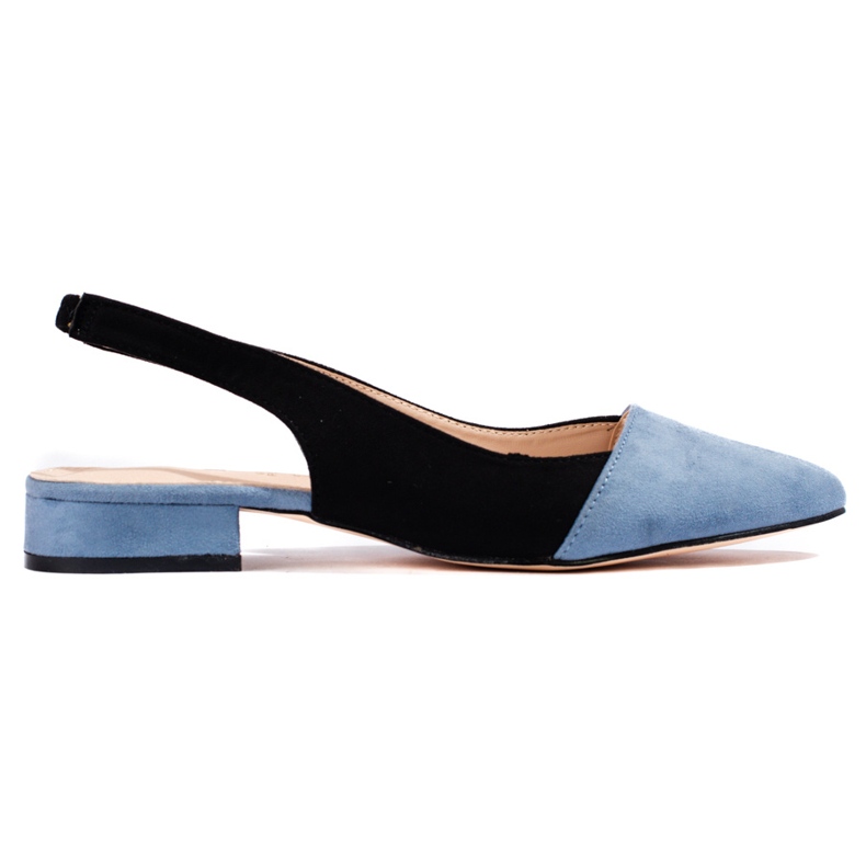 Escarpins à talon ouvert pour femmes Shelovet le noir