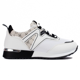 Chaussures de sport femme blanc noir Shelovet