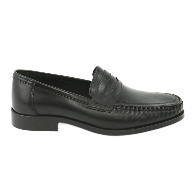 Pilbut Morello Men's Black Loafers Black 01 le noir