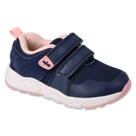 Chaussures pour enfants Befado 516X250 bleu marine rose
