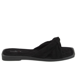 BM Chaussons femme Teese Noir le noir