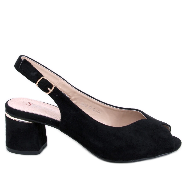 BM Sandales à talons noires Venus le noir BM Sandales à talons noires Venus le noir