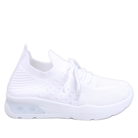 Chaussures de sport chaussettes Dambro H/WHITE blanche