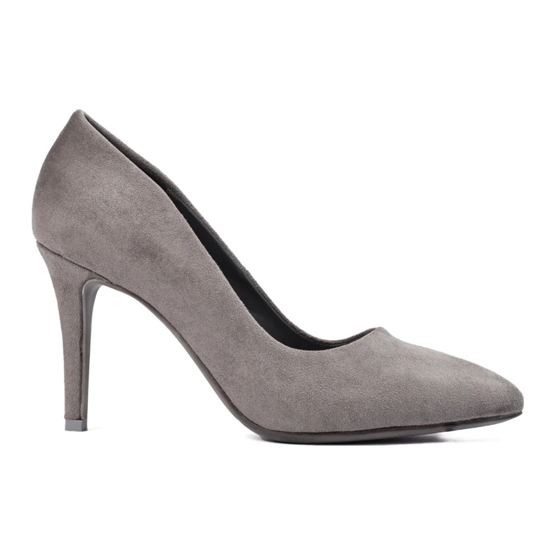 Escarpins femme Shelovet en daim gris Escarpins femme Shelovet en daim gris