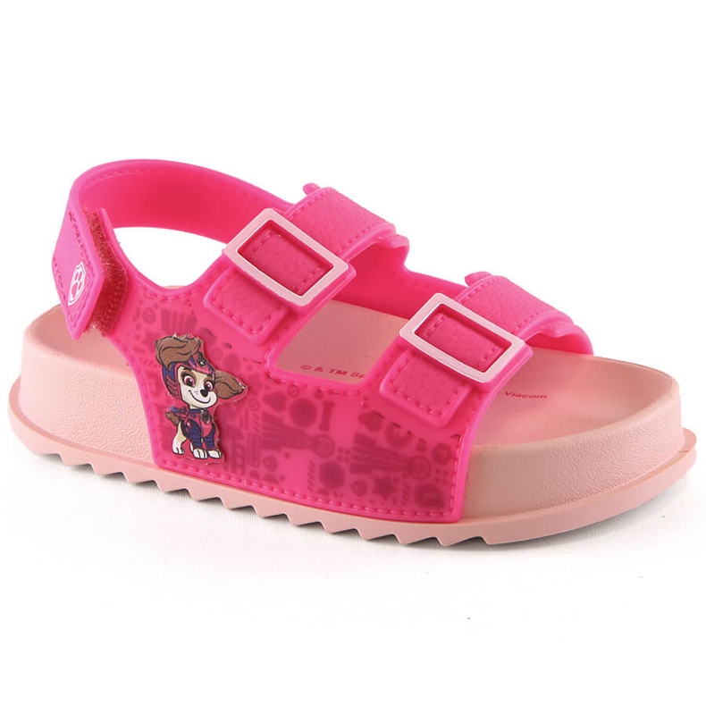 Sandales roses confortables pour filles Paw Patrol Zaxy JJ385015 07GR21BR