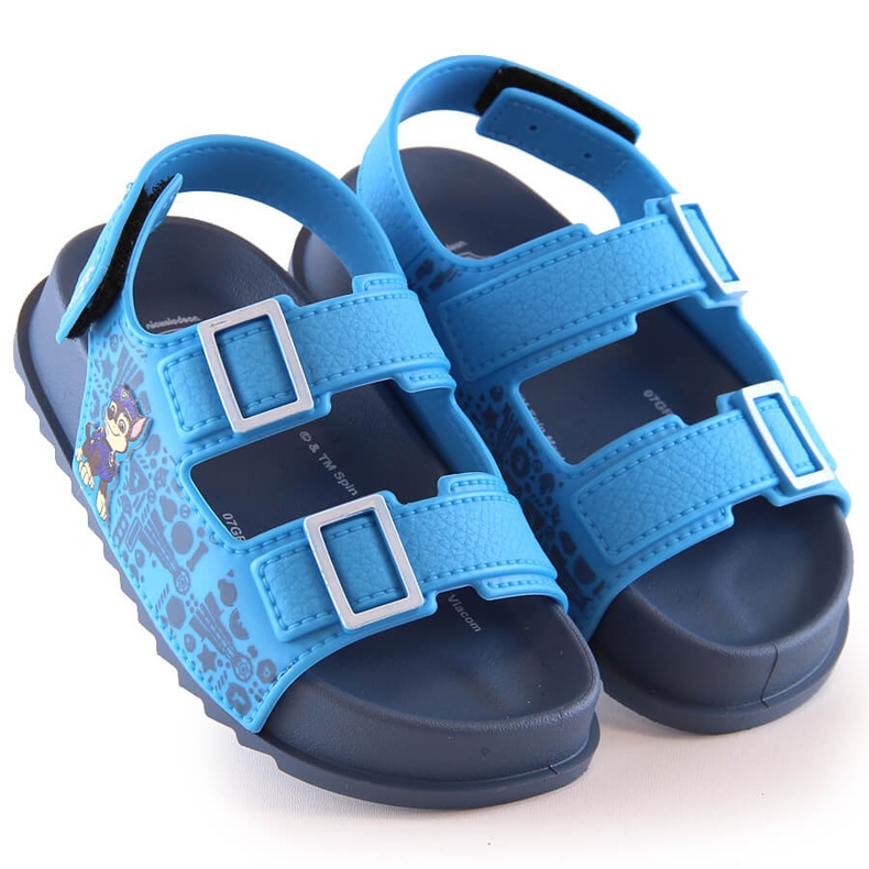 Sandales confortables pour enfants parfumées bleu Paw Patrol Zaxy JJ385017 07GR21BR