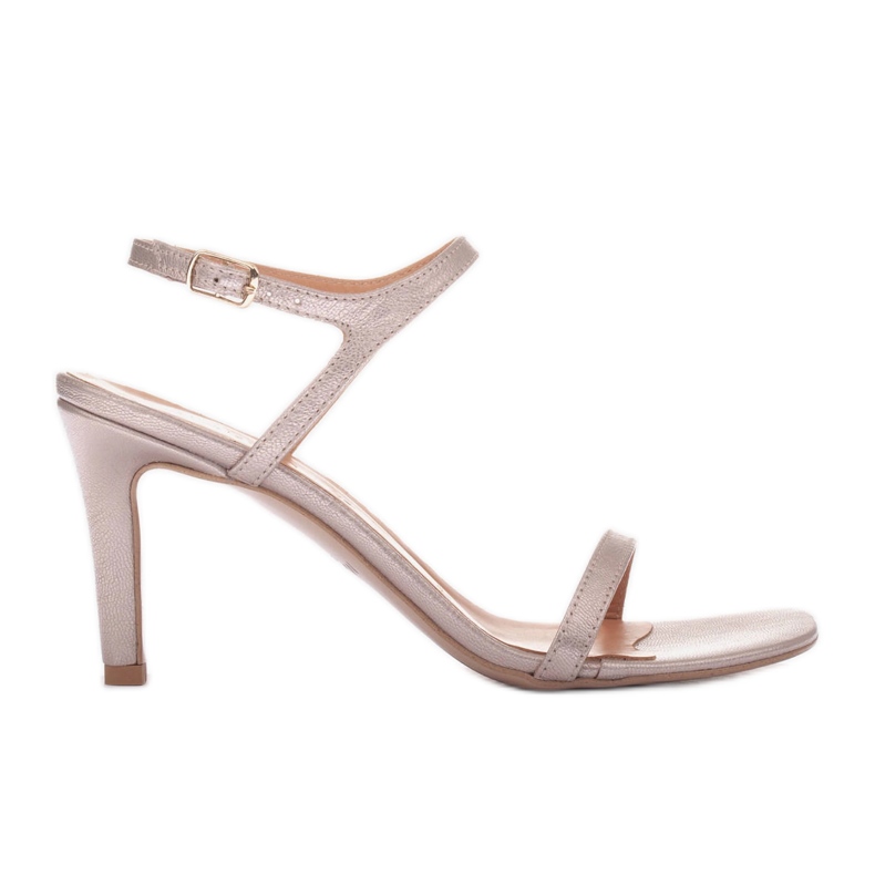 Marco Shoes Sandales à talons hauts d'or Marco Shoes Sandales à talons hauts d'or