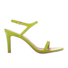 Marco Shoes Sandales à talons hauts vert