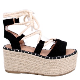 BM Marge Espadrilles compensées noires le noir BM Marge Espadrilles compensées noires le noir