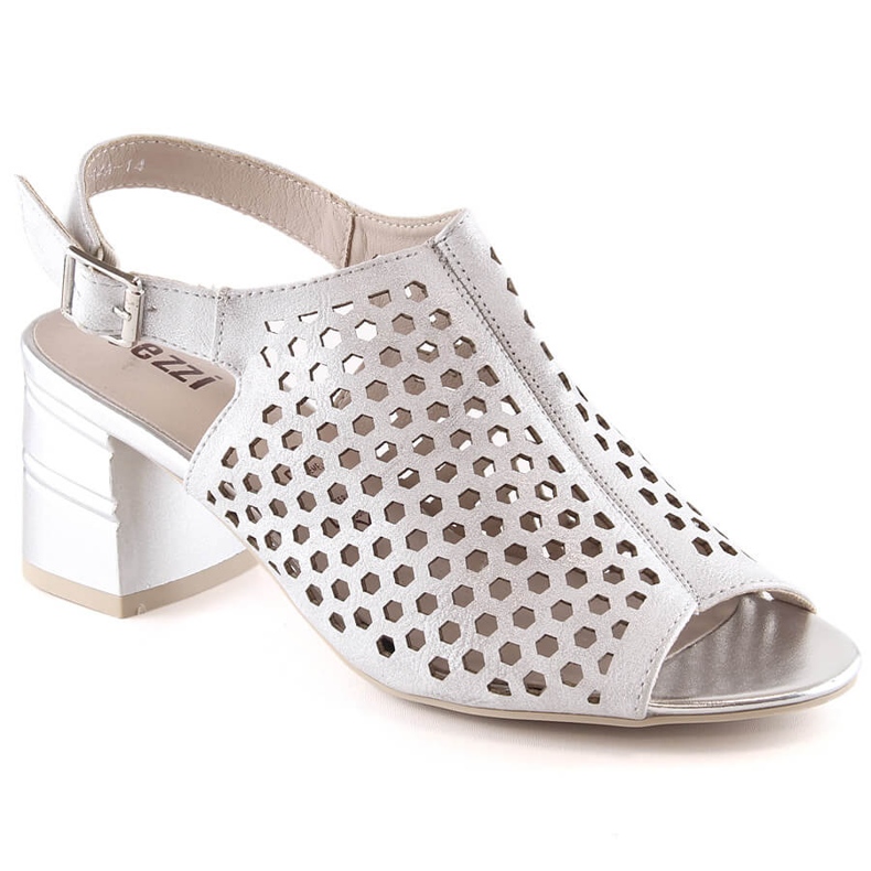 Sandales ajourées talon argent femme Jezzi MR1954A-14