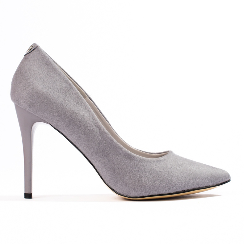 Escarpins Shelovet classiques en daim gris