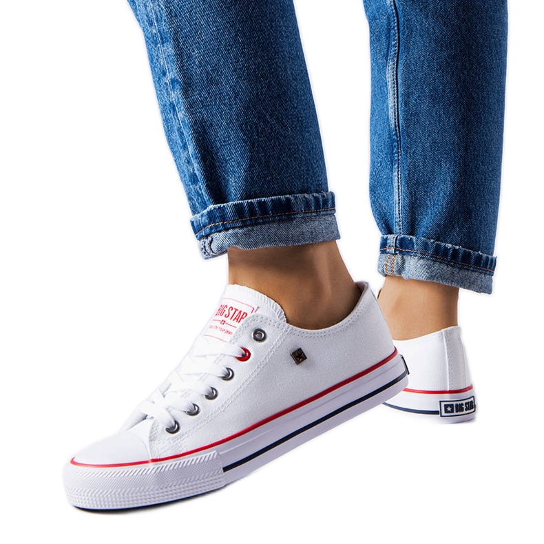 Baskets classiques blanches Big Star T274022101