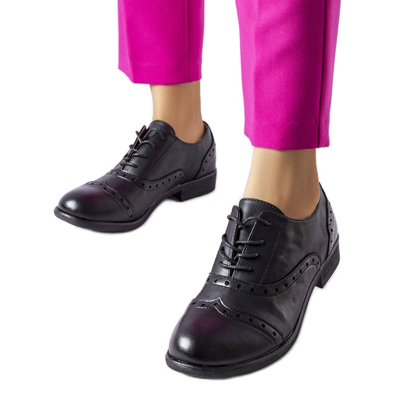Chaussures noires LS5379 Noir le noir