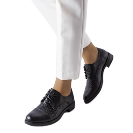 Chaussures noires LS5379 Noir le noir