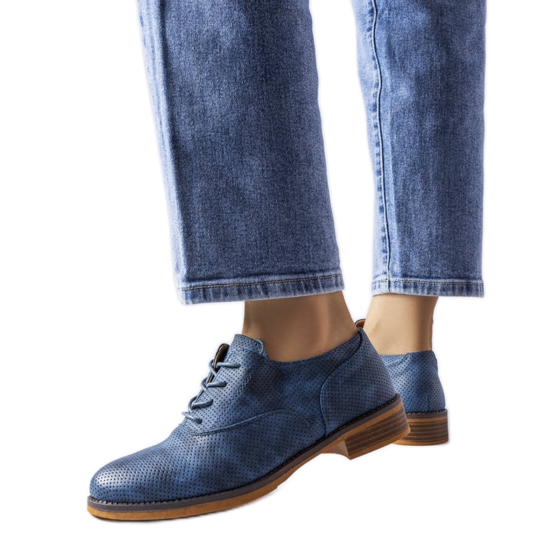 Chaussures taupe LS5379 bleues