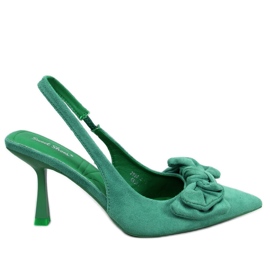 PA1 Escarpins à talons ouverts Shirley Green