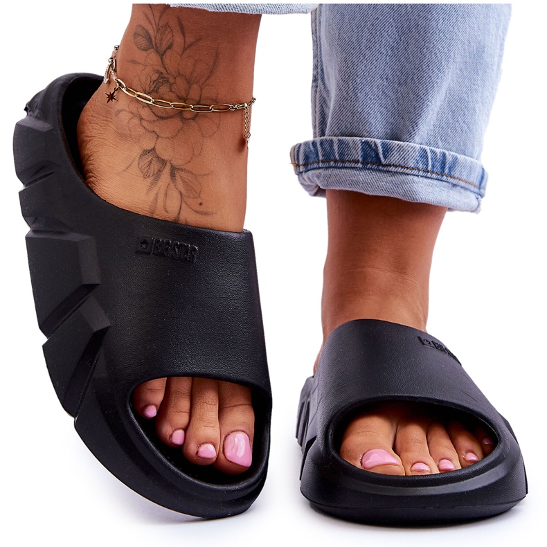 Pantoufles Femme Mousse Légère Big Star LL274594 Noir le noir Pantoufles Femme Mousse Légère Big Star LL274594 Noir le noir